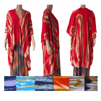 BU-555 Rayon Batik cardigan