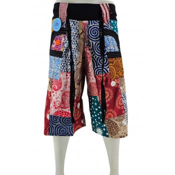 FT-01 Mix Fabric Capri Shorts