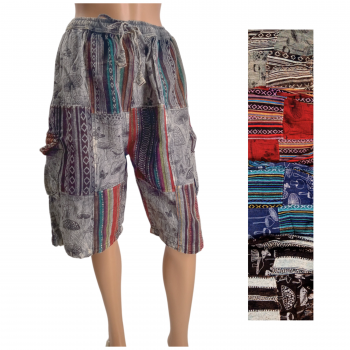 KIG-31 Cotton Gheri Mushroom Shorts