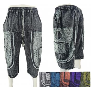 PCH-103 Fine Cotton Batik printed Capri pants