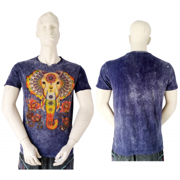 N-110 Cotton Elephant Chakra T-shirts