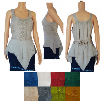 1214 Rayon Stonewash Top