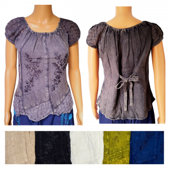 2067 Rayon Stone wash Top