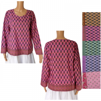 5340 Cotton printed Top