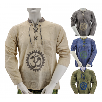 KIG-49 Cotton Om Kurta