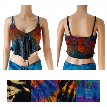 PAE-67 Rayon Lycra Tyedye Tank Top