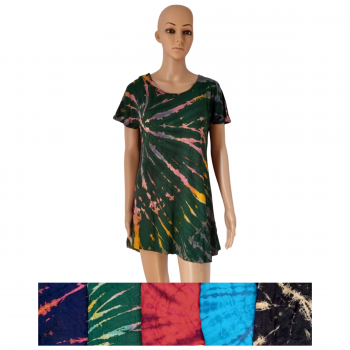 PP-4013 Rayon Lycra Tie dyed Top