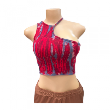 PP-HT-1 Rayon Lycra Tie Dyed Crop Top