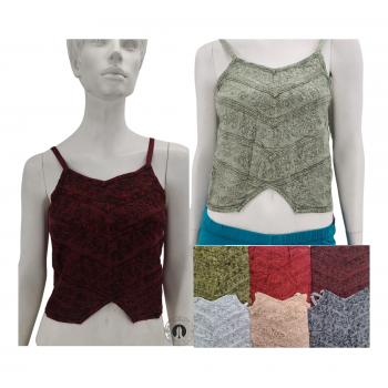 R-633 Rayon Halter Top