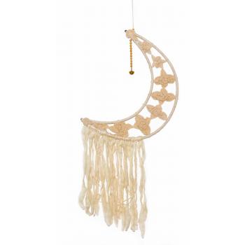 DC-32 Nepal Crochet Moon Dreamcatchers 15"