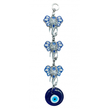 EE-5377 Evileye hangings with 3 elephants