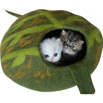 Catbed-3 Wool Felted Cat Bed