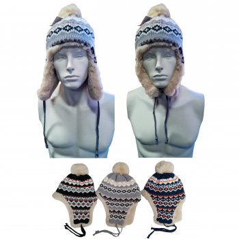 H-001 Wool Blend Sherpa hats