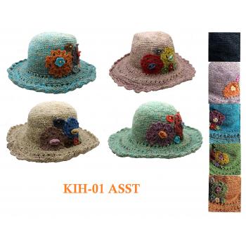 KIH-01 ASST Hemp Cotton hats