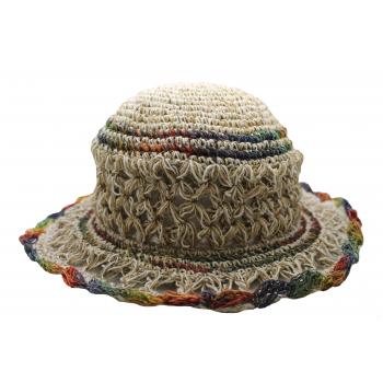 KIH-11 Hemp Cotton Chrochet Hats