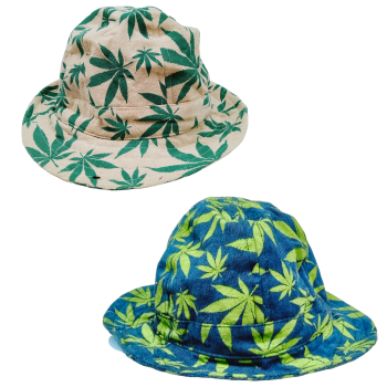 KIH-43 Cotton Leaf Printed Hats