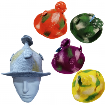 KIH-88-C Wool Hand felted Hats 