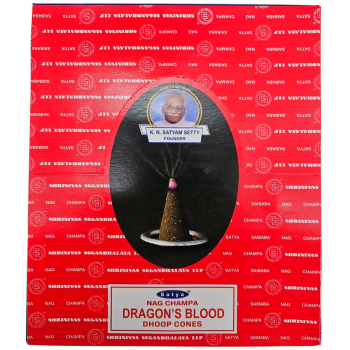 KINC-5 Dragons Blood Cone Incense Pack of 12x12 Cone