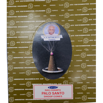 KINC-6 Palo Santo Cone Incense Pack of 12x12 Cone