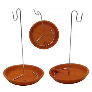 KINS-73 Terracotta Rope Incense Burner