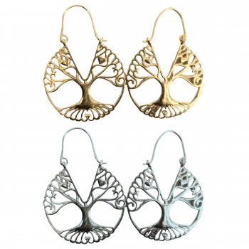 E-306 Brass Earrings