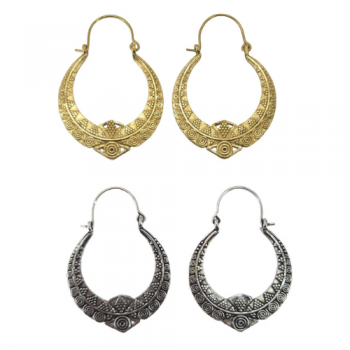 NE-1 Brass Ear Rings