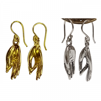 NE-17 Brass Ear Rings