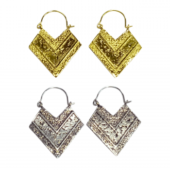 NE-18 Brass Ear Rings