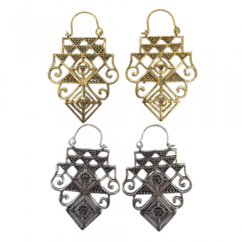 NE-2 Brass Ear Rings