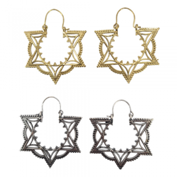 NE-3 Brass Ear Rings