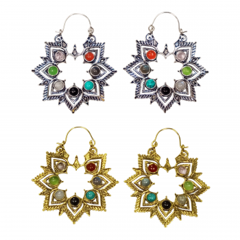 NE-57 Brass Ear Rings