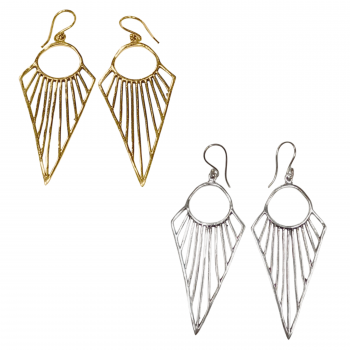 NE-58 Brass Ear Rings