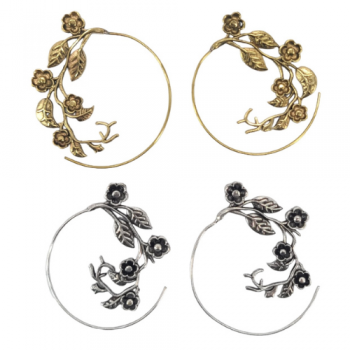 NE-7 Brass Ear Rings