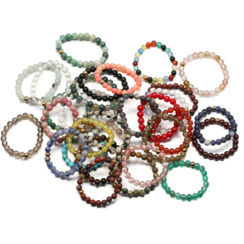 GSFR-1 Assorted beaded Rings 4mm