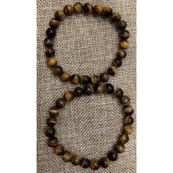 BB8-35 8mm Tiger Eye Bracelet