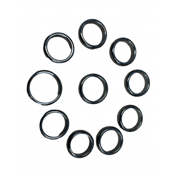 HTR-10 Hematite Rings Mix size Pack of 20