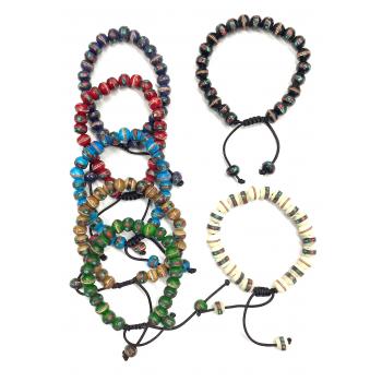 IBB-01 Inlayed Bead Bracelets