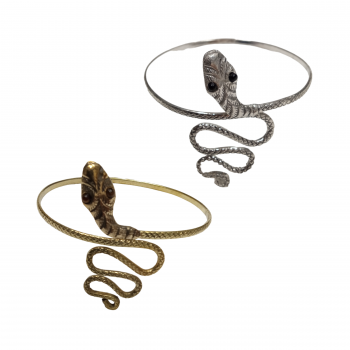 KIJB-47 Brass Snake Bracelet Armlet