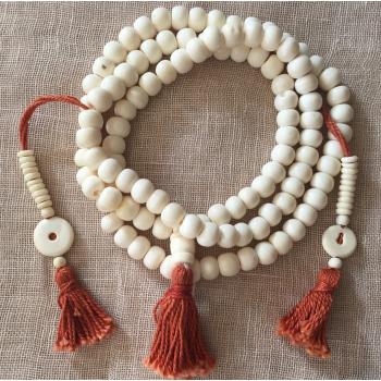 Mala-17 Bone White mala 8mm