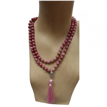 GSMALA-24 Pink Jasper Mala