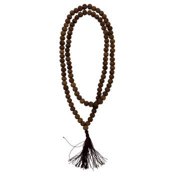 Mala-1-B Sandlewood carved mala