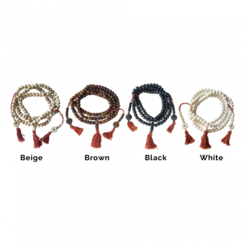 Mala-16-Asst Bone Mala 8mm