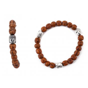 IMG-0123 Rudraksha & Buddha Bracelets