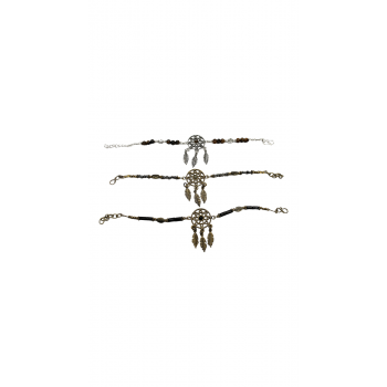 KIJB-103-B Brass Dreamcatcher Bracelets