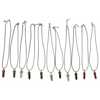 Nage-8-B Gemstone Bullet Pendent pack of 12