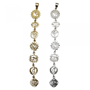 KIJP-106 Brass 7 Chakra Pendents