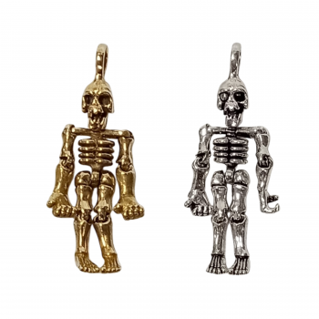 KIJP-123 Brass Dancing Skull Necklaces