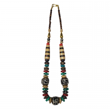 KIN-44 Mix Beads Tibetan Neclaces
