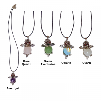 SOLP-14 Dragon Gemstone Necklaces pack of 5