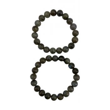 BB10-2 Labradorite Bracelets 12mm